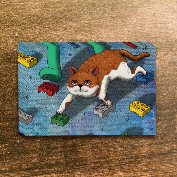 Postcard Image_Ivory_貓痛但不說02