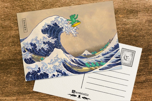 Postcard Image_Ivory_神奈川沖浪裏01