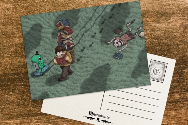 Postcard Image_Ivory_不讀書害你短命01