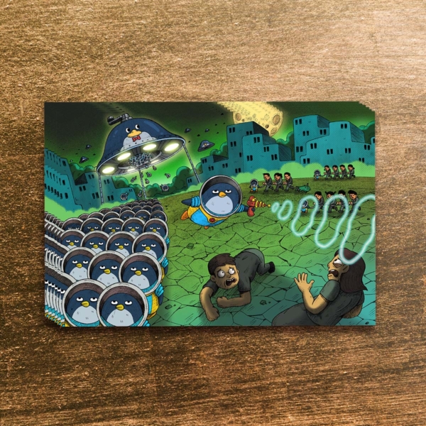 Postcard Image_Ivory_企鵝似外星生物02