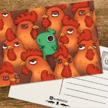 Postcard Image_Ivory_大家都是機巴人01