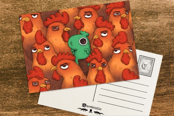 Postcard Image_Ivory_大家都是機巴人01