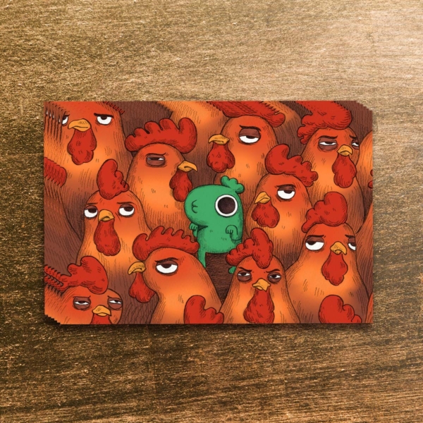 Postcard Image_Ivory_大家都是機巴人02