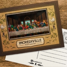 Postcard Set Image_Ivory01_2307所長的名畫亂入套組